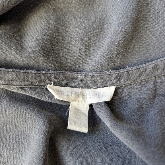 Eileen Fisher 100% Silk Noil Cardigan | Minimalist Layer - Picture 3 of 4